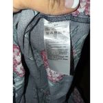 Banana Republic  Women's Dress Sz Petite Medium M Navy Floral Flare‎ Midi Photo 6