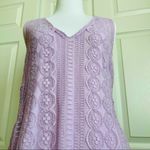 NWT Francesca’s (Blue Rain) Lavender Lace Shift Dress M Purple Size M Photo 7