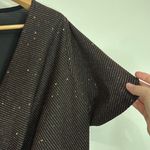 Lane Bryant  Classic Flutter-Sleeve V-Neck Peplum Top copper shimmer size 18 / 20 Photo 6