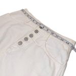 Off White Jean Skirt J Galt Button Down Detailing Women Size Medium Casual Style Photo 2