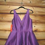 Monique Lhuillier NWT Purple Hi Lo Dress Gown Photo 6