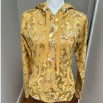 Baby Phat Vintage Y2K  Signature Logo Gold Metallic Hoodie Size Small Photo 0