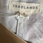 Tradlands Lily Dress Wrap Self Tie Floral 3/4 Sleeve Midi Length Womens Small Tan Photo 6