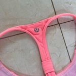 Lululemon Like New Neon Orange/Pink Bralette Racerback Tank Sz 6 Photo 2