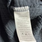 Millibon USA  Dark Gray Gauze Square Neck Tiered Ruffle Sleeve Top Womens L Photo 4