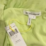 BCBGeneration  Melon Green One Shoulder Mini Dress Size 2 NWT Photo 5