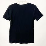 Jones New York 100& Cotton Short Sleeve Black Top Photo 4