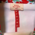 Never a Wallflower red floral skort Size XS Photo 6