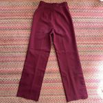 Levi's 60s/70s VINTAGE MAROON HIGH RISE TROUSER PANTS Photo 4