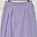 Kathy Ireland New Pleated Wide Leg Trousers Pants Wisteria Purple Size 12 Photo 8