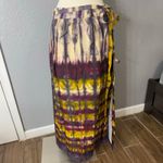 Anthropologie Tiny Heidi Tie-Dye Wrap Maxi Skirt, PP Motif, L Photo 1