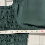 Madewell Lucie Bubble sleeve smock top blouse Dark palm green size xxs Photo 7