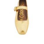 Sam Edelman  Michaela in Medallion Gold Leather 7.5 with box Womens Flats Shoes Photo 3