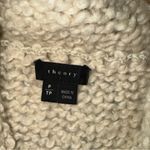 Theory  PT (xs Tall) Cream Chunky‎ Cowl Neck Alpaca Wool Sweater CP Photo 2