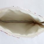 Cosmetic Makeup Bag/Clutch/Pouch, Pink Rose Gold Glitter Sequins with Zipper Photo 2