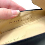 Stuart Weitzman  Leather Colorblock‎ Slip-on Sneakers Black White Size 8.5 Photo 4