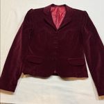 Vintage MJ Concepts in Sportswear Velvet feel Jacket Plum/Burgundy/Maroon/Wine Red Size undefined Photo 0