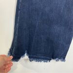 Kancan kurvy ultra high rise super flare Jeans women’s size 29 raw hem trendy Blue Photo 2