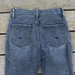 Hudson Jeans  Noa Wide Leg Dark Grey Dark Wash Denim Jeans Photo 2