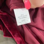 Amanda Uprichard  Velvet Dark Romantic Jasalina Mini Dress in Burgundy Size Small Photo 5