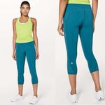 Lululemon Ready To Race Crop 21" in Deep Cove Size 8 Photo 1