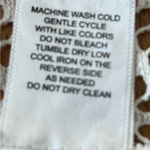 Miken Swim or bathing suit lace coverup or robe, size Large in beige. Photo 3