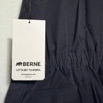 Berne Workwear Insulated Bib Overall Black Canvas Womens Medium Tall Utility Size undefined Photo 8