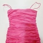 superdown  Emmie Mesh Mini Dress in Hot Pink XXS Photo 4