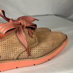 Johnston & Murphy  Bree Tan Perforated Suede Lace Up Shoes Peach‎ Womens 7.5 Photo 8