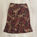 Carol Rose Vintage   Midi Skirt in Brown and Red 🥀🌹🏵️ Photo 6