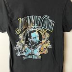 Johnny Cash T Shirt Womens Black Extra Small XS Graphic Tee Photo 4