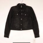 Free People NWT X Revolve Rumors Black Denim Jacket Size XS Photo 2