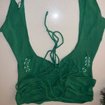 SheIn Green Halter  Top Photo 0