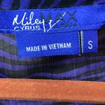 Miley Cyrus Small Sheer Purple & Black Tunic Photo 6