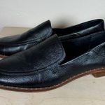 Vince Camuto Women's Cretinian Black Leather Loafer Flat 9 Academia Quiet Luxury Photo 4