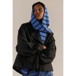 Free People Blue Brown Sammi Stripe Balabonnet Photo 4