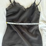 Lulus My Desire Black Lace Slip Dress Medium – Satin LBD, Cocktail, Date Night Photo 8