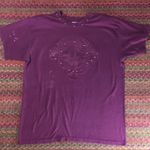 80s VINTAGE BEVERLEY HILLS JEWELED TEE Purple Size L Photo 0