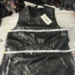 Proenza Schouler  White Label Drawstring Detail Faux Leather Top Size 4 Photo 10