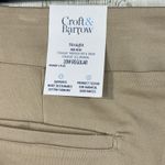 Croft & Barrow  SZ 20W Straight Pants Stretch Pull-On Mid-Rise Flat Front Pockets Photo 4