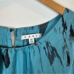 CAbi  Women's Blue Ombre 100% Silk Serene Sleeveless Blouse Medium‎ #142 Photo 2