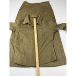 Banana Republic ‎ Suit Wool Blazer & Long Skirt Set Green Size XS Top 4 Skirt Photo 6