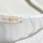 Tory Burch Madeline Sequin Peasant Blouse 100% Cotton Size 6 Photo 5