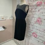 The Limited  Women's Sleeveless Colorblock Blue/ Grey/ Black Sheath Dress Size 8 Photo 2