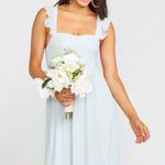 Show Me Your Mumu June Maxi Chiffon Bridesmaid Dress, Color: Icy Blue Photo 1