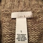 Lucy & Laurel Lucy & Laurels Cowl Neck Sweater Sz L Photo 3