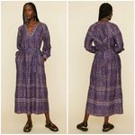 💕XIRENA💕 Isobel Dress ~ Royal Blue Woodblock Medallion Print Medium M NWT Photo 1