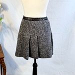 Rag and Bone Kendal Wool Cashmere Blend Pleated Skirt Leather Waist Trim Size 0🧡 Photo 5