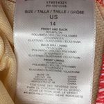 Talbots ‎ Women’s Tankini Orange & White Size 14 Underwire Bra Photo 6