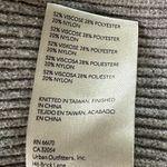 Free People Easy Street Ribbed Turtleneck Sweater Grey Multi Large Oversized Photo 7